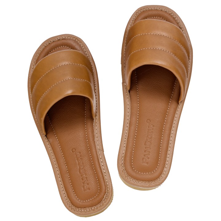 Klapki Damskie Skórzane Premium SOFTLINE PanSzew®