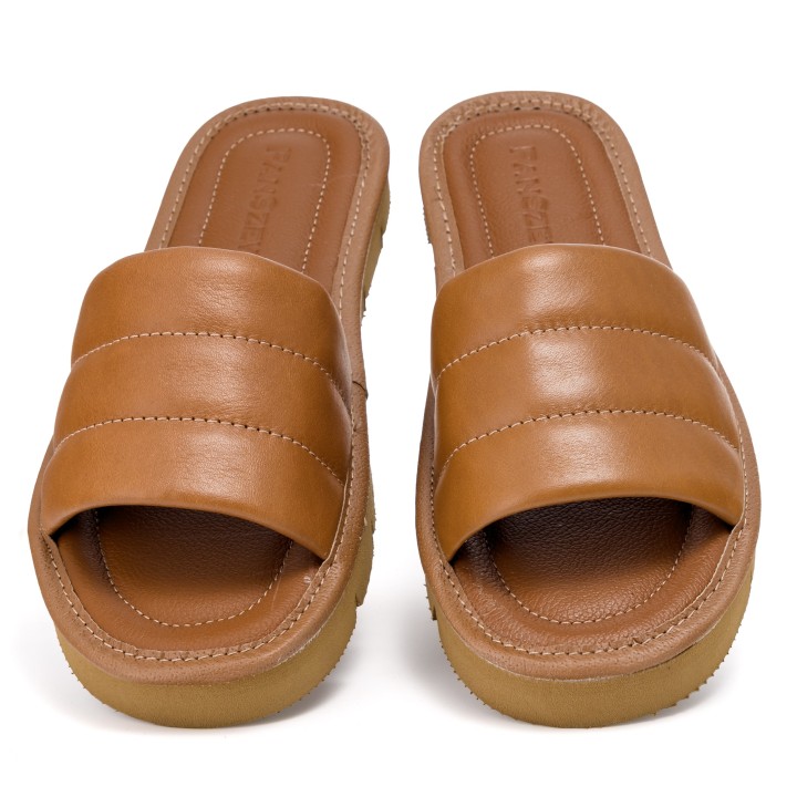 Klapki Damskie Skórzane Premium SOFTLINE PanSzew®