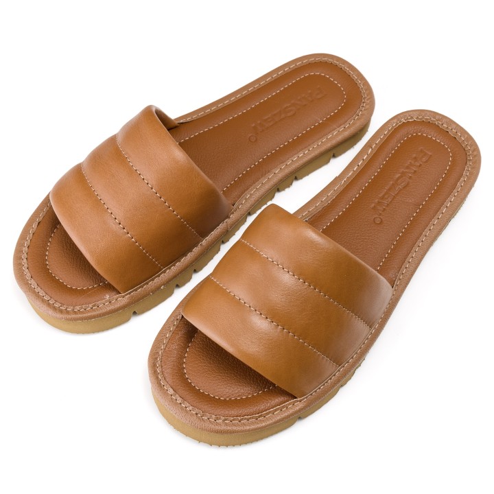 Klapki Damskie Skórzane Premium SOFTLINE PanSzew®