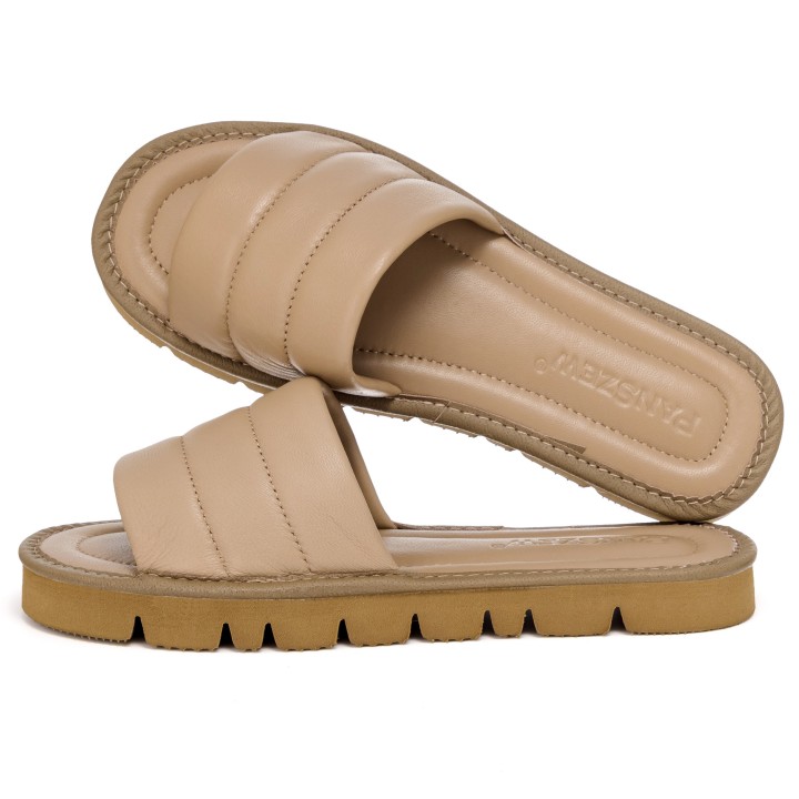 Klapki Damskie Skórzane Premium SOFTLINE PanSzew®