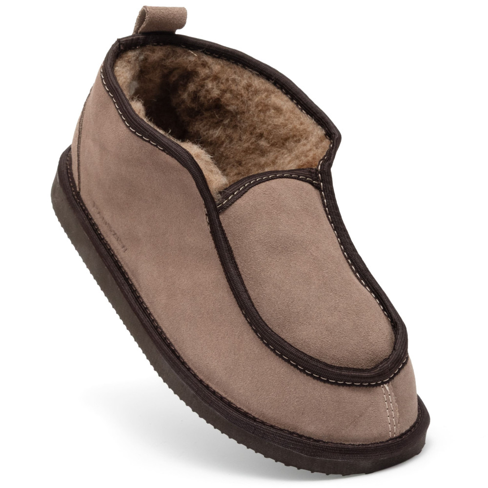 Bambosze Męskie Skórzane GRANDLINE Mocha Niskie | PanSzew®