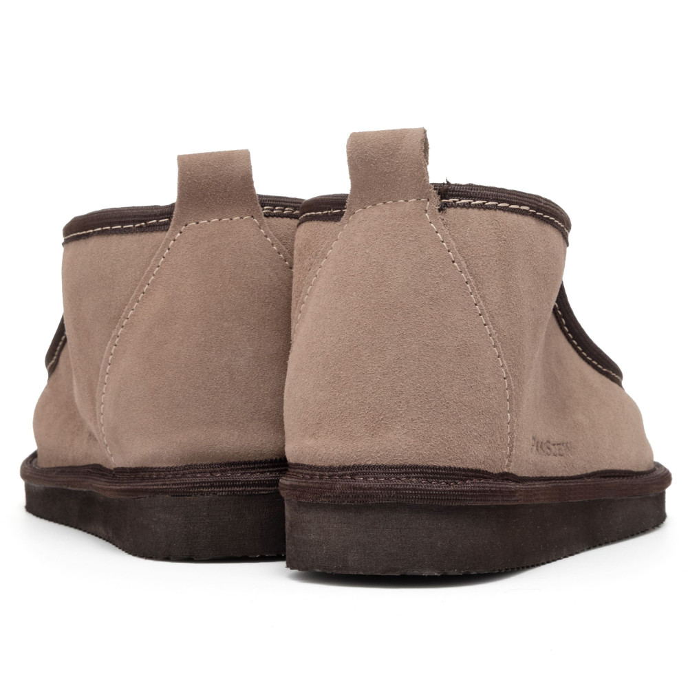 Bambosze Damskie Skórzane GRANDLINE Mocha Niskie | PanSzew®